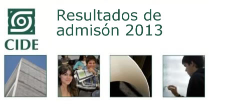 Resultados de admision 2013